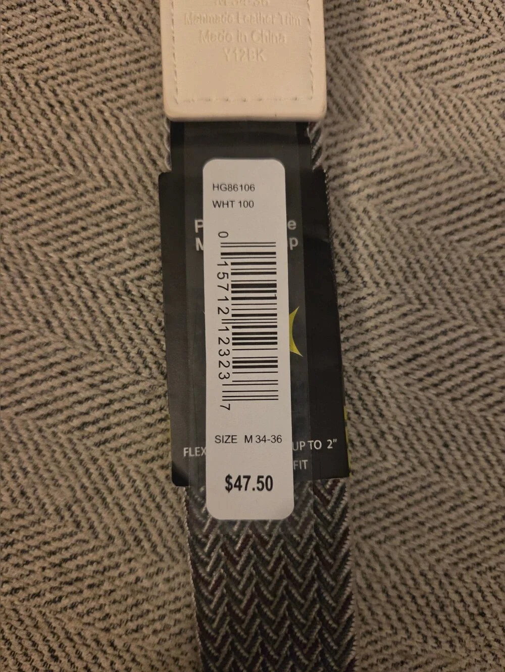 PGA Tour Men’s Stretch Woven Belt. Size M 34-36